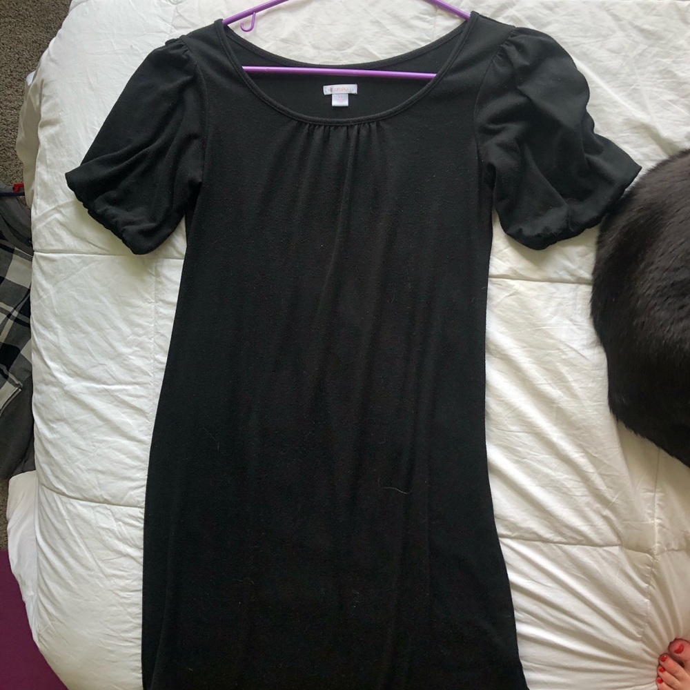 black dress